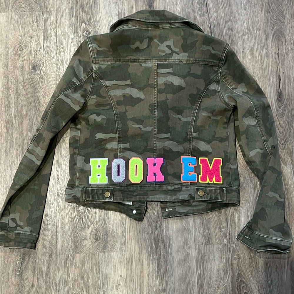 University of Texas custom camo jacket